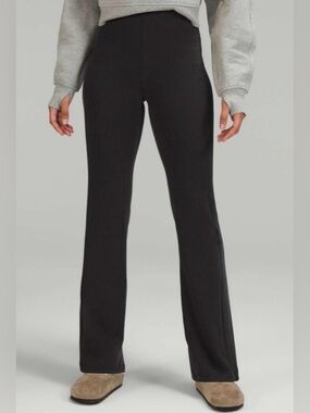 Lululemon Softstreme Ribbed Zip Flared Pants Women’s Size 2